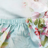 Cotton Bedding Sheet Set, Extra Soft 100% Cotton Sheet Set, Shabby Pink Floral Print Bed