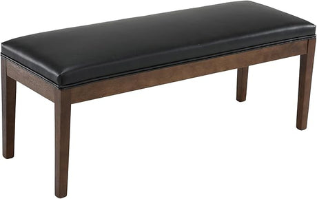 Linen Dining Bench Upholstered Entryway Bench Farmhouse Shoe Bench Seat Ottoman