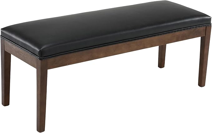 Linen Dining Bench Upholstered Entryway Bench Farmhouse Shoe Bench