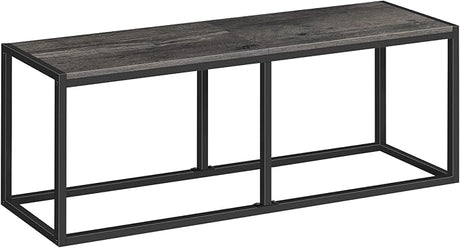 Dining Bench, 47.2 Inch Dining Table Bench, Industrial Style Kitchen Bench