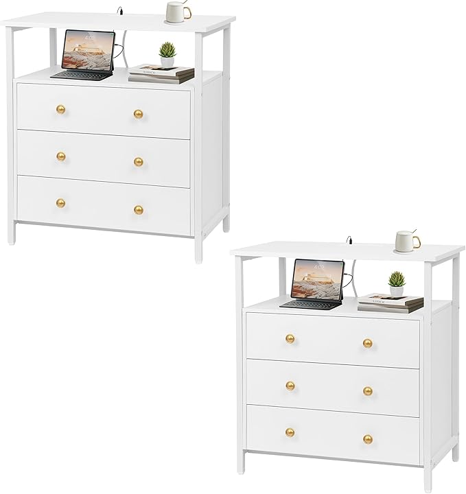 Night Stand, 27 Inch Wide Nightstand