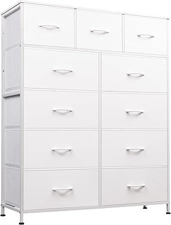 Tall Dresser for Bedroom, Fabric Dresser Storage Tower, Dresser & Chest of Drawers