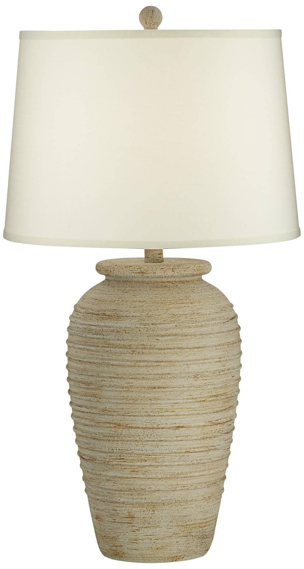Country Cottage Southwest Style Jug-Shaped Table Lamp 28" Tall Sand Tone Desert