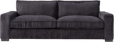 Luxe Living Room Sofa with Soft Corduroy Upholstery, Streamlined Design, Ample and Cozy 3 Seater Couch for Modern Spaces, Ideal for Entertainment and Relaxation