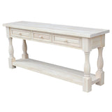 Concepts International Concepts Tuscan, 65 by 14-Inch Console Table, Unfinished