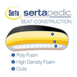 Cosset High-Back Executive Chair - Ergonomic Office Chair with Lumbar Support, 275 lb Capacity