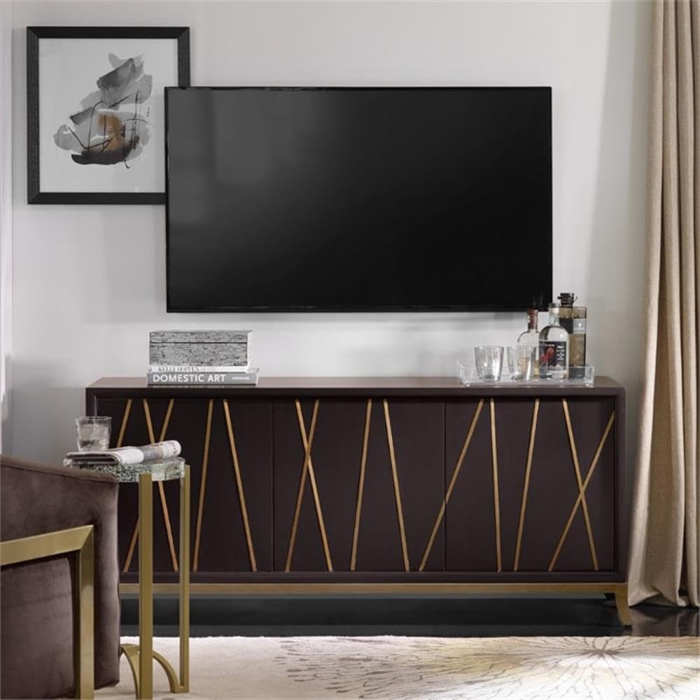 Hooker Furniture 65.5" TV Stand in Black