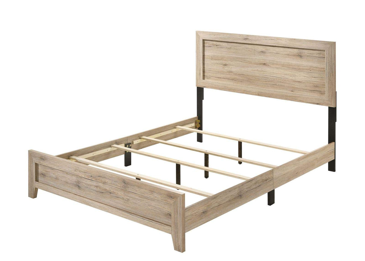 Miquell Queen Bed, Natural 28040Q