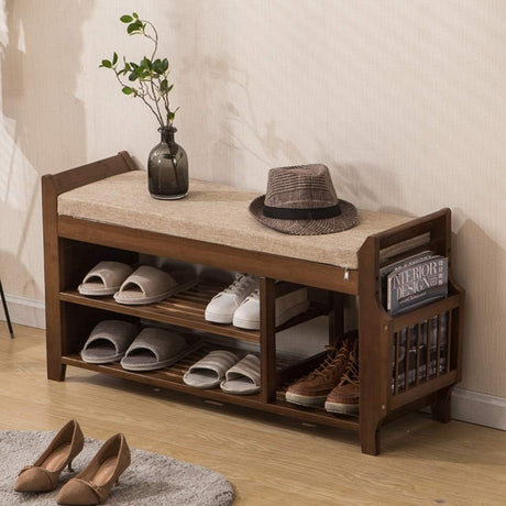 Shoe Bench, Entry Bench, Modern Shoe Bench Entryway, Multifunctional Shoe Rack