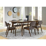 Coaster Malone 7-Piece Dining Set, Dark Walnut