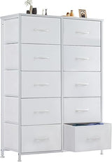 Dresser, Tall Dresser for Bedroom, Drawer Dresser Organizer Storage Drawers