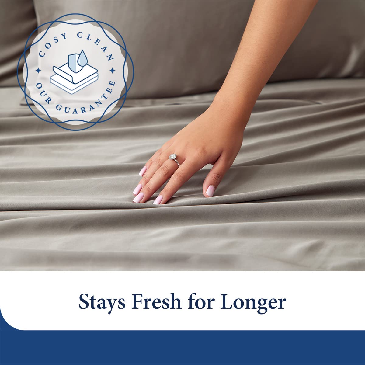 100% Rayon Derived from Bamboo Bed Sheet Set - Cooling, Breathable