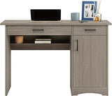 Beginnings Desk, L: 46.81" x W: 18.50" x H: 29.96", Silver Sycamore finish