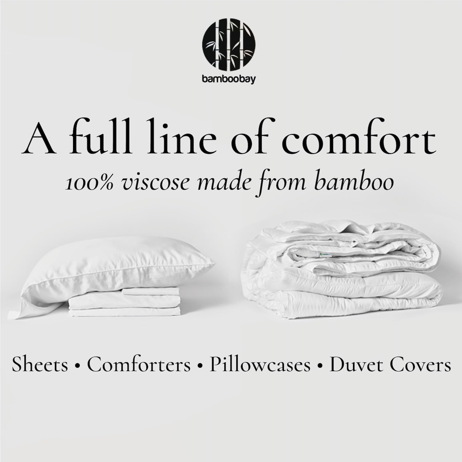 Bay 6 Piece California King Sheet Sets - 100% Viscose Made from Bamboo Sheets Set