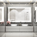 60X40 Inch LED Bathroom Mirror with Light,Lighted Vanity Mirror