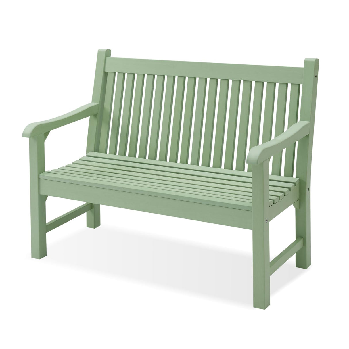 Garden Bench, 2-Person Poly Lumber Patio Bench