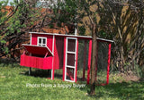 ChickenCoopOutlet 87" Wood Chicken Coop Backyard Hen House 4-8 Chickens Nesting Box & Run New