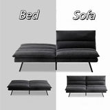 Sofa Bed Loveseat Sleeper Sofa, Convertible Sofa Bed Small Couch with Memory Foam Split Seat Design,