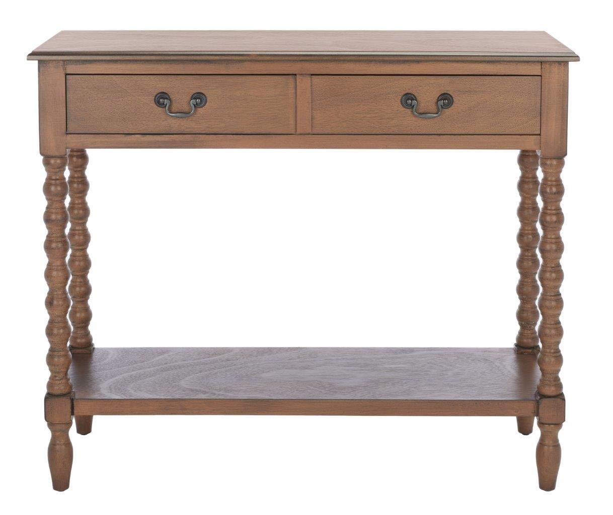 Home Collection Athena Brown 2-Drawer Console Table, 0