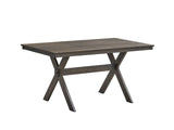 Marit Rectangular Dining Table in Gray