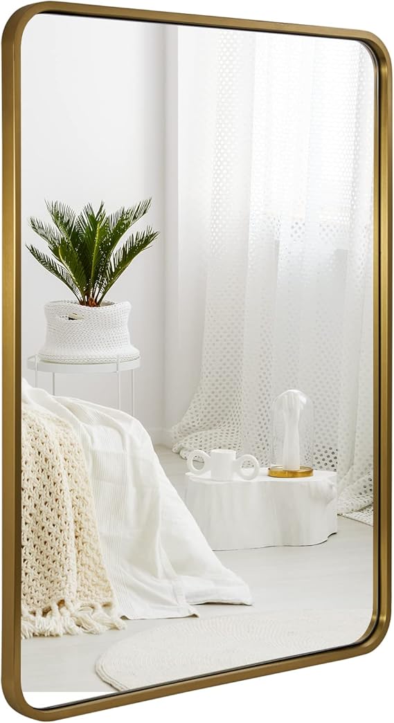 Bathroom Mirror, Bronze Wall Mirror, Bronze Vanity Mirror