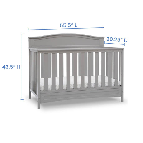 4-in-1 Convertible Baby Crib, Pack of 1