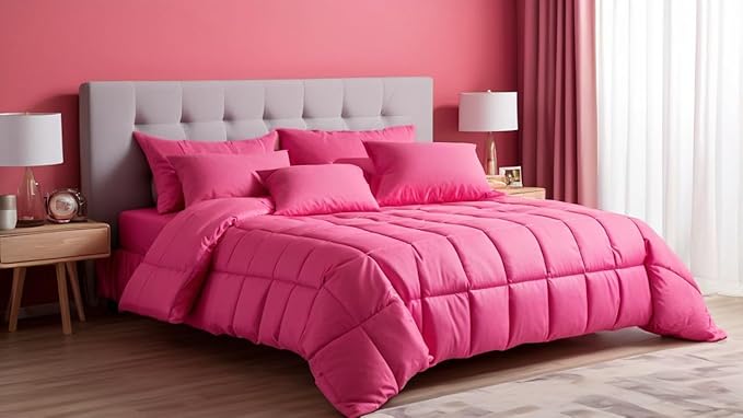 Premium Oversized Queen 100"x 100" Comforter, Parrot Green, All Seasons Pima Cotton 1Pc Comforter