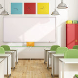 Magnetic Dry Erase White Board, 8' x 4' Whiteboard, Porcelain Surface Will Not Stain