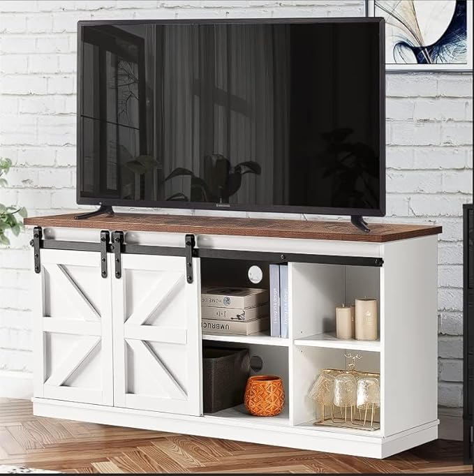 TV Stand for Living Room, Modern TV Consoles for 50/55/ 65 Inch TVs, Television Stands