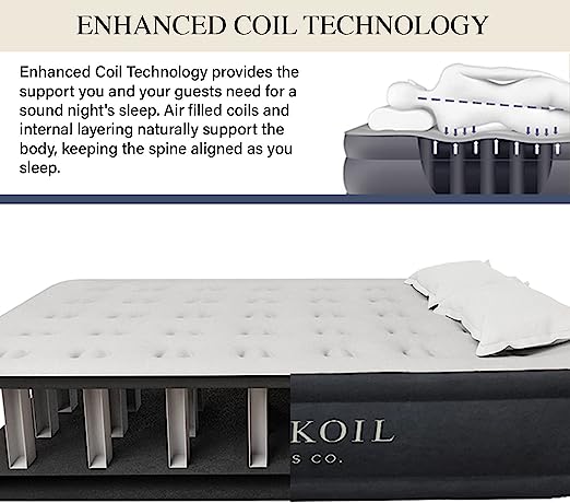 Luxury California King Air Mattress with Built-in Pump for Home