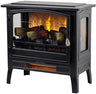 Country Living Infrared Freestanding Electric Fireplace Stove Heater in Navy Blue