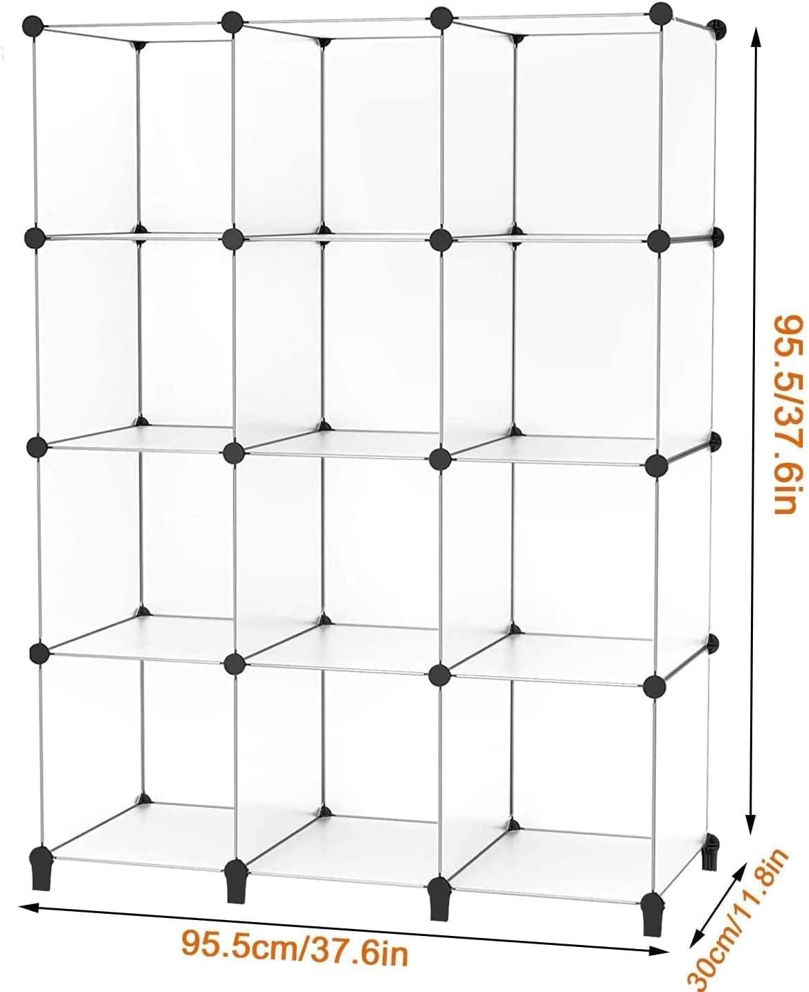 Closet Organizer, 12-Cube Closet Organizers and Storage,