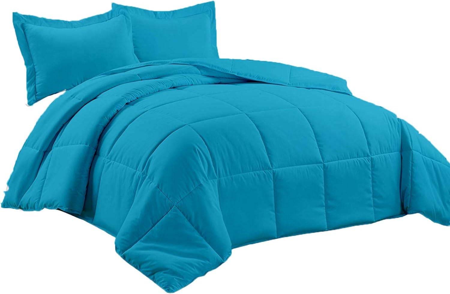 1000 Thread Count Alaskan King Size 1 Piece Comforter (500GSM Microfiber Fill) 100%