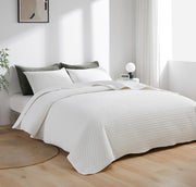 Velvet Quilt Set King Size, Lightweight Velvet Comforter King Set