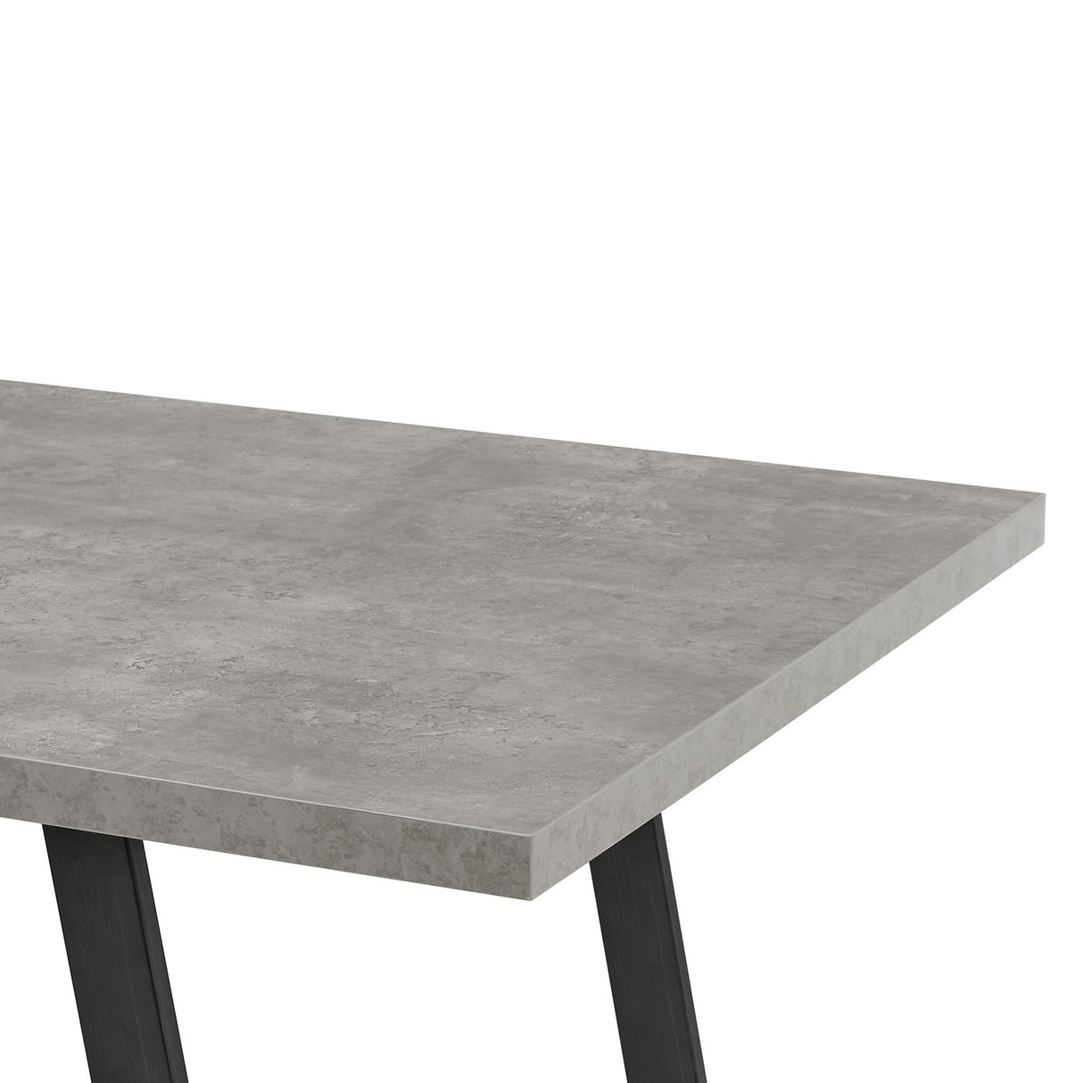 Coronado Dining Table, Cement Gray, 35.5 in x 71 in x 30 in