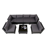 Outdoor Furniture Set, 7 Piece