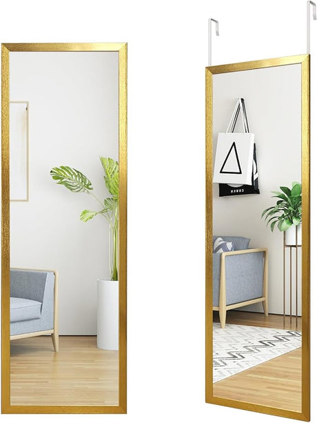 48" x 16" Over The Door Mirror Full Length Mirror Door Mirror Wall Mirror Hanging with