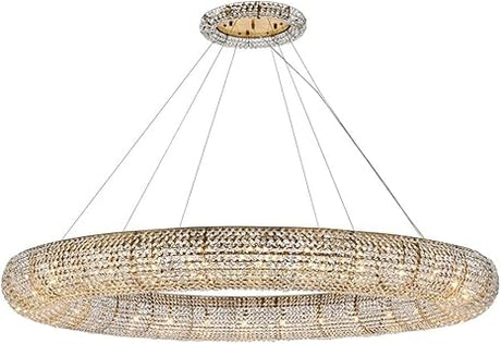 Paris 30 Light Chrome Chandelier Clear Royal Cut Crystal