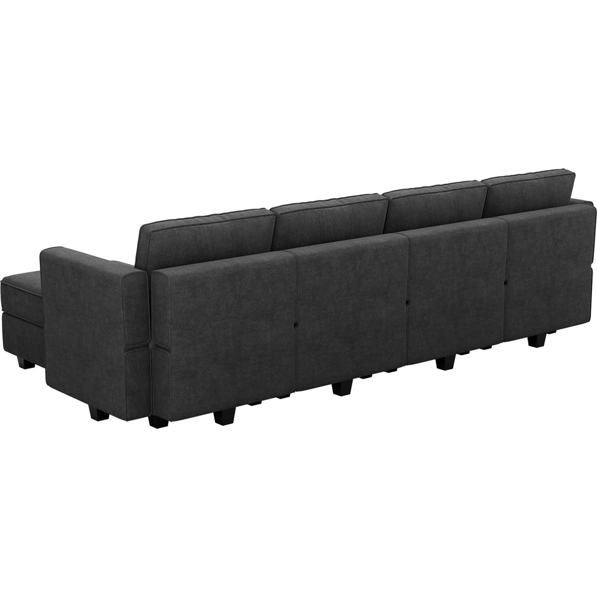 L Shaped Couch with Storage Seat Modular Couch Convertible Chaise L Couch Modular