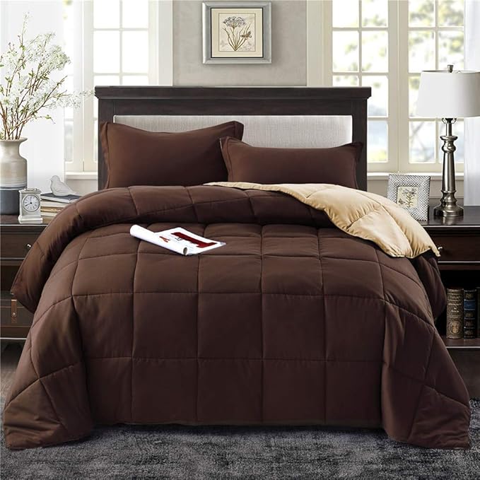 Multiple Sizes & Colors-Luxury Goose Down 800-Thread-Count 1 Piece Alternative