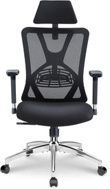 Ergonomic Office Chair - High Back Desk Chair with Adjustable Lumbar Support