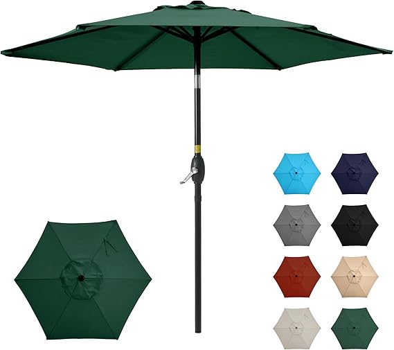 7.5' Outdoor Patio Umbrella, Patio Umbrella, Market Umbrella