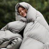 Kapok Down Comforter King Size, Recycled White Down and Kapok Blended