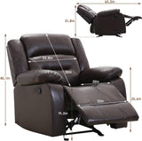 Recliner Chair Reclining Sofa for Living Room Recliner Sofa Couch Sofa PU Leather Home