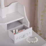 Dressing Table Stool Set w/ 4 Drawers