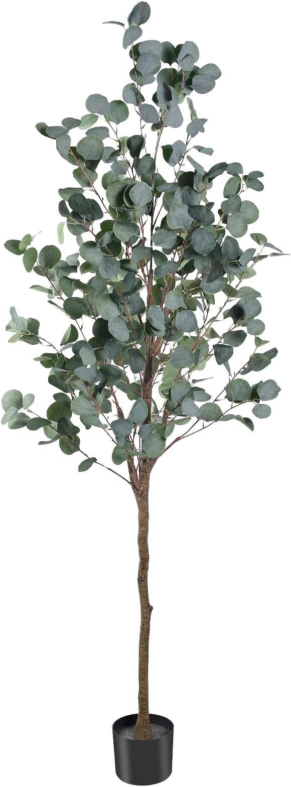 Artificial Eucalyptus Tree, 6FT Tall Faux Eucalyptus Tree