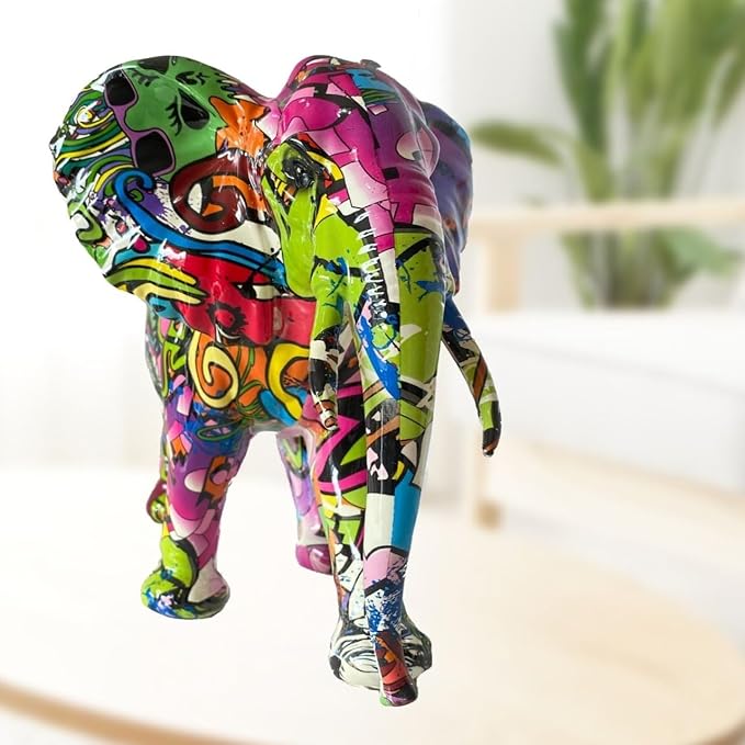 Elephant African Multicolor 35.5 * 20 * 24.5