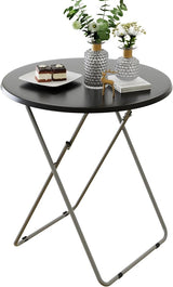 Tv Trays Folding Tray Table Dinner Tray Table Round, Snack Eating Trays Table for Living Room