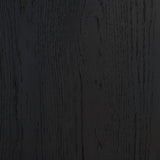 Rowanbeck Minimalist Dining Table for 8 People - Black