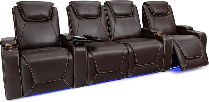 Paladin Home Theater Seating, Heat & Massage, Powered Headrest